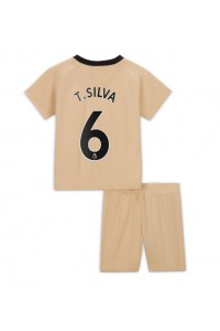 Fotbalové Dres Chelsea Thiago Silva #6 Dětské Třetí Oblečení 2022-23 Krátký Rukáv (+ trenýrky)